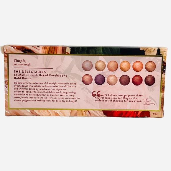 Laura Geller The Delectables 12 Multi-Finish Baked Eyeshadows Bold Basics - Picture 3 of 11